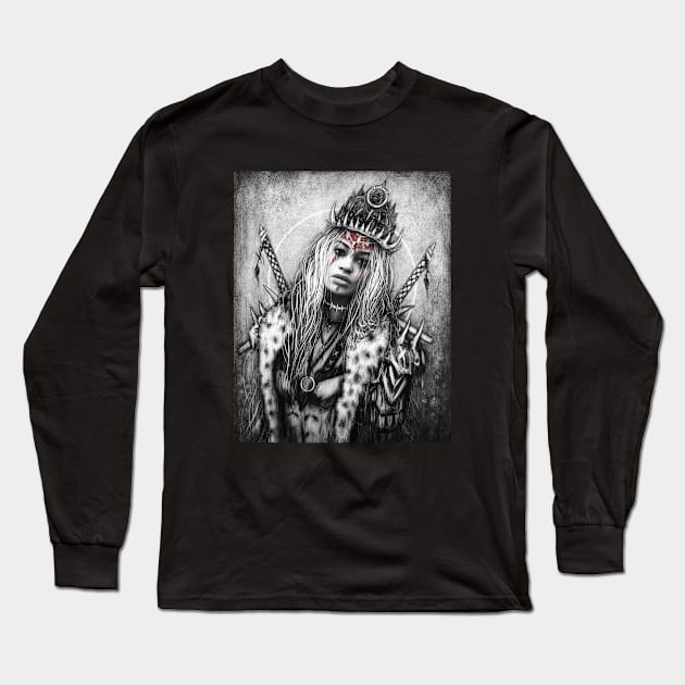 Silver and Shadows Long Sleeve T-Shirt by justingedak